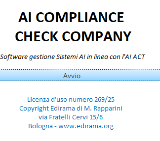 AI COMPLIANCE  CHECK vers. COMPANY