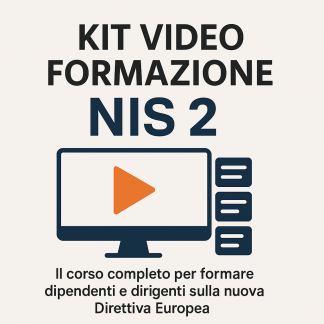 Kit video NIS 2 formazione dirigenti e dipendenti