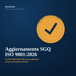 Aggiornamento SGQ a ISO 9001:2026 — Tool per Responsabili Qualità (Licenza annuale)